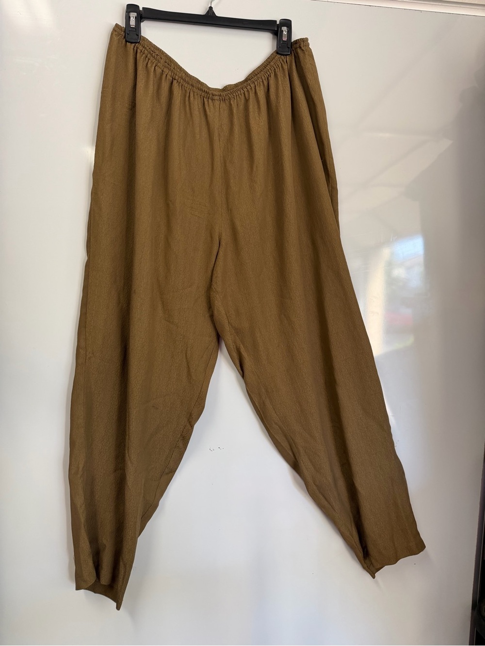 Relaxed Drawstring Olive-Brown Joggers for Men